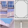4X Clips pour draps de lit Blancs – Attaches pour Bretelles – Sangles pour Porte-Matelas pour draps Plats et Housses – Sangle él