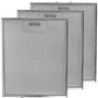 Filtre en maille métallique Spares2go pour hotte/extracteur d'air/grille d'aération (lot de 3 filtres