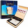 Harry Potter Coffret Papier à Lettre Poudlard Stylo Baguette Magique Bloc Note Enveloppes Stickers Sceau Tampon