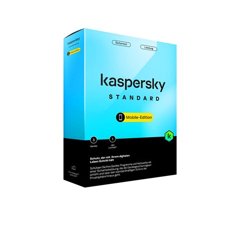 Kaspersky Mobile|3 Geräte|1 Jahr|Android|Aktivierungscode in Standardverpackung