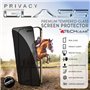 TECHGEAR Protection d'écran anti-espion pour iPhone 16 Pro - Filtre de confidentialité en verre trempé véritable - Compatible av