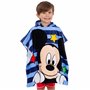 Disney Serviette Poncho Garçon Mickey Mouse Bleu Taille Unique