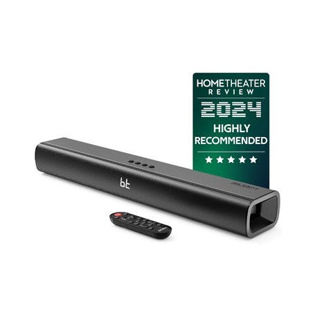 Majority Naga 60 Barres de Son Bluetooth Murale pour TV | Son 3D Home Cinema avec 120W et 2.1 Enceintes | Connexions HDMI