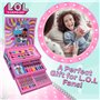 L.O.L. Surprise! Coloriage Enfant Malette Dessin Enfant Crayons de Couleur Feutres Peinture Enfant Fille, Coffret Dessin Fille, 