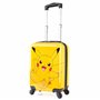 Pokémon Valise Cabine Enfant Pikachu Valises Rigides 4 roulettes 49x33x22cm 30L Voyage Accessoires Cadeau pour Gamer (Jaune