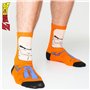 Dragon Ball Z Chaussettes Homme Fantaisie, Coffret de 5 Paires Chaussettes Humour Idée Cadeau Anime Manga Taille 40-46