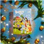 Bluey Calendrier de l'Avent 2024 de Compte à Rebours d'Accessoires Cheveux Fille