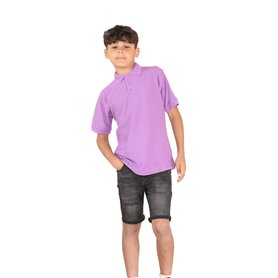 NY Deluxe Edition Polos unisexes en coton uni pour garçons et filles, uniforme de rentrée scolaire, été, âge 5-14 ans (as8, age, NY Deluxe Edition Polos unisexes en coton uni pour garçons et filles