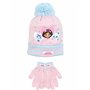 Gabbys Dollhouse Ensemble chapeau et gants pour filles | Bonnet et gants d'hiver pour enfants | Bonnet filles | Marchandise offi