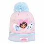 Gabbys Dollhouse Ensemble chapeau et gants pour filles | Bonnet et gants d'hiver pour enfants | Bonnet filles | Marchandise offi