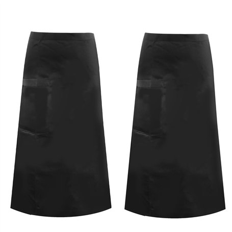 Granvoo 2 Pièces Tablier Serveur Noir