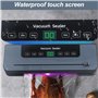 Focenat Machine Sous Vide Alimentaire, Appareil Sous Vide Alimentaire avec 10 Sachet, Machine Sous Vide Alimentaire avec Couteau