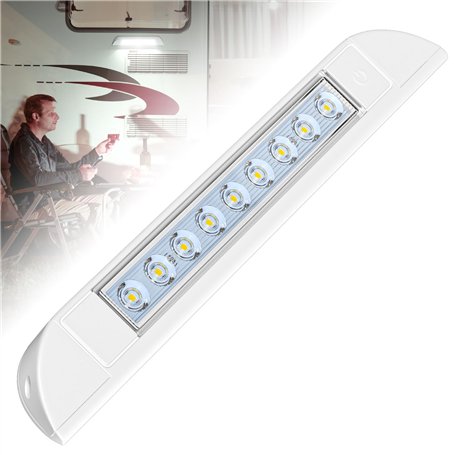 TrustWheel LED 12V Lumiere Exterieur Camping-Car Lampada Veranda Esterna Camper de Porche d'auvent IP67 4W 6000K 550lm Éclairage