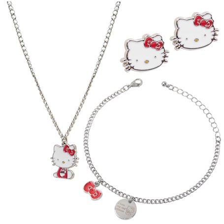 Hello Kitty Parure Bijoux Enfants Fille