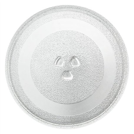 SPARES2GO Plateau tournant en verre compatible avec Toshiba MM-MM20P ML-EM23P(BS) (255 mm)