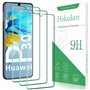 Pokolan Lot de 3 Verre Trempé pour Huawei P30 Film Protection écran