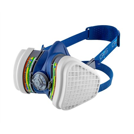 GVS Filter Technology SPR491 Demi-masque respiratoire anti-poussière et contre les risques Poussieres/Multiples Gaz