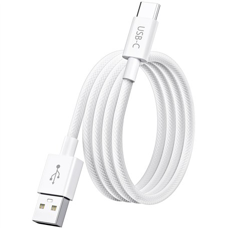 KiwiBird Câble USB vers USB C carplay chargeur cable 1m nylon tressé type C charge pour voiture compatible avec iPhone 16 15 Plu
