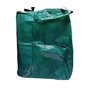 Lot de 2 sacs à déchets de jardin robustes verts avec poignées – Poubelle réutilisable pour mauvaises herbes, feuilles – Grand s