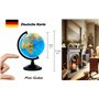 Exerz 14cm Globe Terrestre - Carte en Allemagne - Globe politique éducatif - Décoration/Géographie - Diamètre 14cm