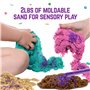 GirlZone Cadeau Fille Jeu de Sable Magique Gâteaux et Gourmandises, Sable Coloré ou Kinetic - Tout dans ce Kit de Modeler pour E