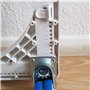 TOPWAY Base Mobile de Réfrigérateur Machine à Laver Réglable 52cm-72cm, 300kg Charge, avec 4 × 2 roues Pivotantes à Frein de Ver