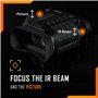Jumelles de Vision Nocturne Nightfox Whisker | Zoom Optique réglable 1-10x | Portée de 270 mètres | Enregistrement vidéo, Rechar