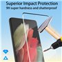 4youquality Lot de 2 protections d'écran en verre trempé pour Samsung Galaxy S21 Ultra, [LifetimeSupport] [Résistant aux chocs] 