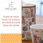 SPOTTED DOG GIFT COMPANY Lot de 4 Tasse Chat en Céramique, Ensemble de Mug Original pour le Thé Café avec Coffret, Mignon Mugs T