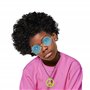 Accessoires Hippie - Costume Hippie des années 70, Collier Signe de Paix - Accessoire des années 60 - Perruque Afro, Lunettes, M