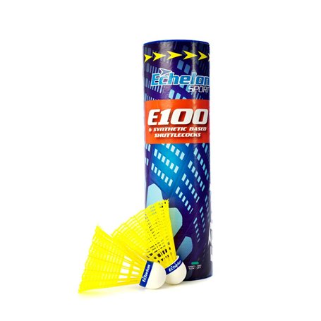 Echelon E100 Volants de badminton Jaune