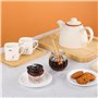 Belle Vous Lot de 3X Plateau Bambou - 2 Petits & 1 Grand Plateau Bois - Plateau de Service Bois de Bambou pour Buffets, Boissons