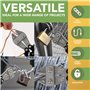 BLOSTM Mini coupe-boulons de 20,3 cm – Coupe-fil robuste traité thermiquement pour une durabilité maximale, coupe-chaîne (vert)