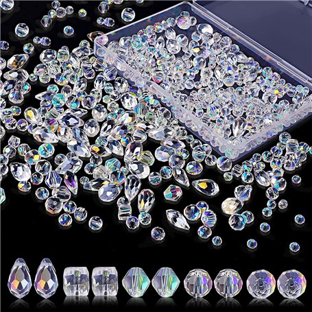 Natuce 900 Pièces Perles de Verre