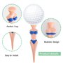 Tees de Golf Drôles Bikini 5 pièces 76 mm Tees de Golf Amusants pour Filles Tees de Golf en Plastique pour Hommes Femmes Entraîn
