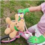 Gants de Jardinage pour Enfants, 2 Gants de Travail Convient aux Garçons et Aux Filles, Gants de Protection en Latex pour Enfant