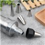 Presses à Pistolet à Gâteaux avec 6 Becs Seringue de Décoration pour Cupcakes