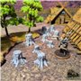 paysage fantastique pour table et RPG 28–32 mm Miniatures Wargames