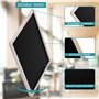 Kurtzy Lot de 6 Tableaux Noirs Double Face avec Cadres en Bois - Ardoise à Craie sur Tableau Noir - Petite Ardoise Noire pour En