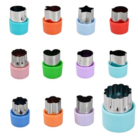 Ensemble de coupe-pâtisserie Coupe-biscuits de cuisson Coupe-légumes Coupe-fruits en acier inoxydable Moule à biscuits pour enfa