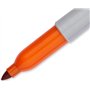 Sharpie Marqueurs permanents Pointe fine | Orange | 6 comptes