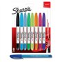 Sharpie PaperMate Lot de 8 marqueurs permanents à double pointe Pointe fine et ultra fine