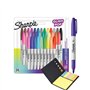 SHARPIE Marqueurs permanents Fine Glam Pop en 34 couleurs et notes adhésives