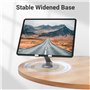 Euqvunn Base Stable Support Telephone Voiture, Réglable en Hauteur Support Tablette, Rotation Libre à 360° Support Telephone Bur