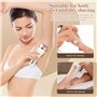 Rasoir Electrique Femme, 6 en 1 Tondeuse Femme Intime Sans Douleur Tondeuse Bikini Femme IPX7 Étanche, USB Rechargeable Tondeuse