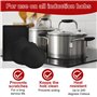 5 Pcs Set Tapis de Cuisson 22cm 24cm 35x25cm, Tapis Protection Plaque Induction, Résistant à la Chaleur 240°C, Résistante Huile,