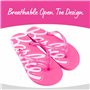 Barbie Tongs pour Femmes, Sandales D'été Glitter Design pour Adolescentes et Femmes, Taille EU 38/39