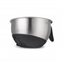 Yum Asia Bol à riz en acier inoxydable 304 avec base et poignée en silicone 22 cm, (YUM-SRWB)