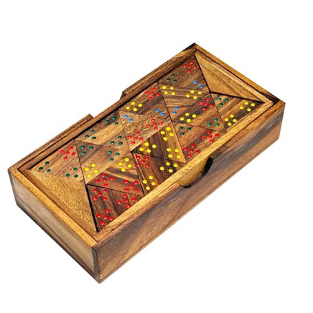 Crafty Artisan dominos Tri-ominos en bois