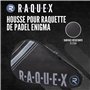 Raquex Enigma Housse de Protection rembourrée pour Raquette de Padel pour 1 Raquette de Padel – Noir – pour Homme et Femme – Le 